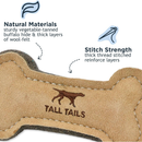 Tall Tails Natural Leather Bone Tug Toy for Dogs - 3