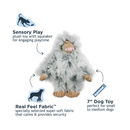 Tall Tails Plush Yeti Durable Squeaker Tug Dog Toy - Features