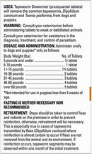 Tapeworm Dewormer for Dogs (5 Tablets)
