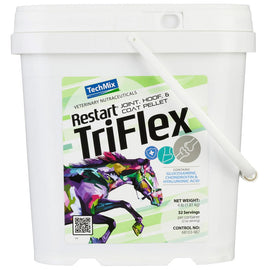 TechMix Restart Triflex Equine Joint Hoof & Coat Pellet 4-lb - Horse Supplements & Vitamins 1