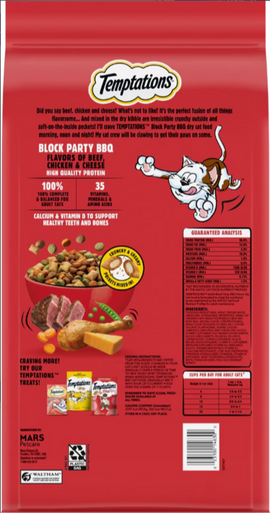 Temptations Block Party BBQ Dry Cat Food