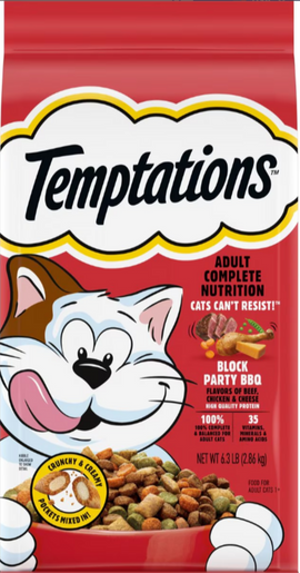 Temptations Block Party BBQ Dry Cat Food