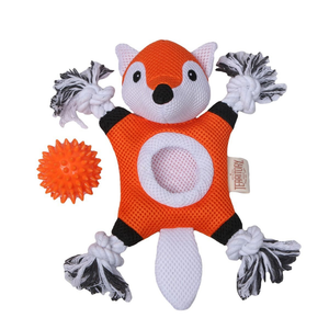 Territory 2-in-1 Fetch & Tug Dog Toy - Fox - Dog Toys 2