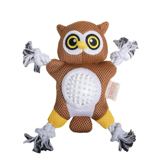 Territory 2-in-1 Fetch & Tug Dog Toy - Owl - Dog Toys 6