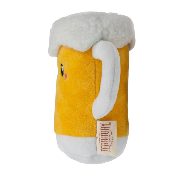 Territory Plush Beer with Squeaker Dog Toy - Dog Toys 3