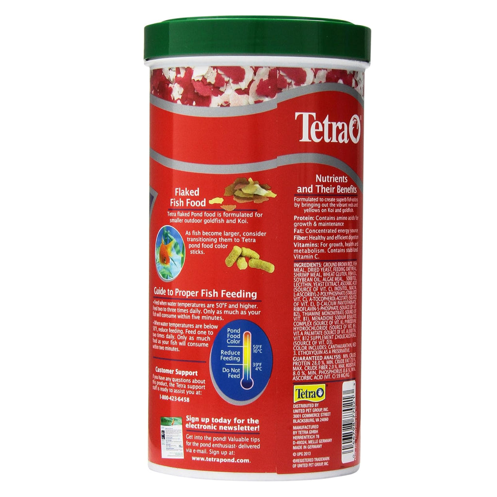 Tetra Pond Food Color Enhancing Flakes for Koi & Goldfish