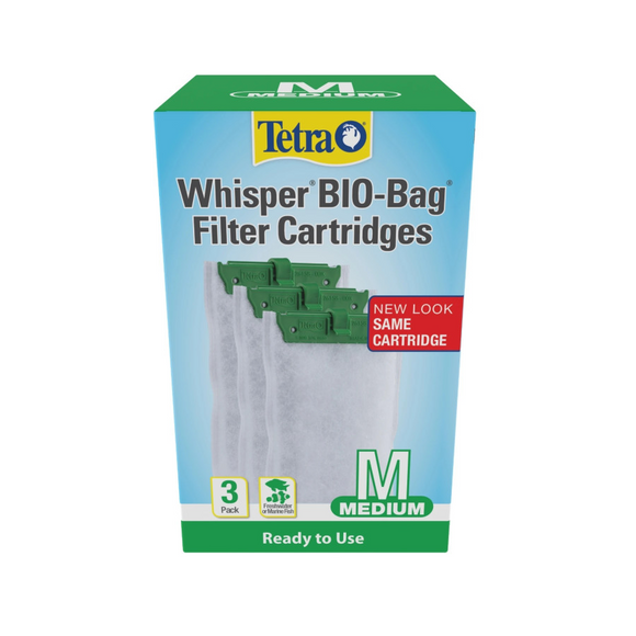 Tetra Whisper BioBag Cartridge for IQ and PF Filters - 3 Pack Medium - Aquarium Filters 13