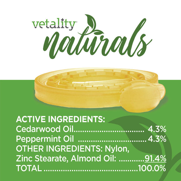 TevraPet Vetality Naturals 4 Month Flea & Tick Collar For Dogs