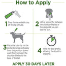 TevraPet Vetality Naturals Flea and Tick Topical for Dogs 3-doses - Flea & Tick Medication 3