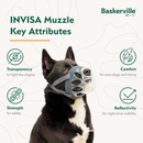 The Company of Animals Baskerville Invisa Muzzle - Dog Muzzles 2