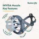The Company of Animals Baskerville Invisa Muzzle - Dog Muzzles 3