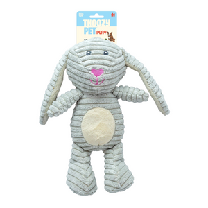 ThoozyPet Tuff & Cuddly Bunny Plush Dog Toy 12.5’’ - Plush Dog Toys 2