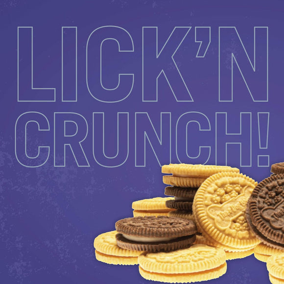 Three Dog Bakery Lick'n Crunch Vanilla & Peanut Butter Cookie Dog Treats (13-oz)