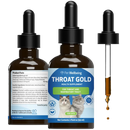 Throat Gold - Soothes Throat Irritation in Cats - 2-oz - Cat Supplements & Vitamins 1