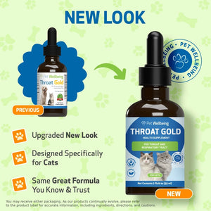 Throat Gold - Soothes Throat Irritation in Cats - Cat Supplements & Vitamins 2