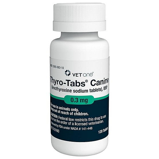 Thyro-Tabs (Levothyroxine Sodium) for Dogs 0.3mg - Pet Medicine 2