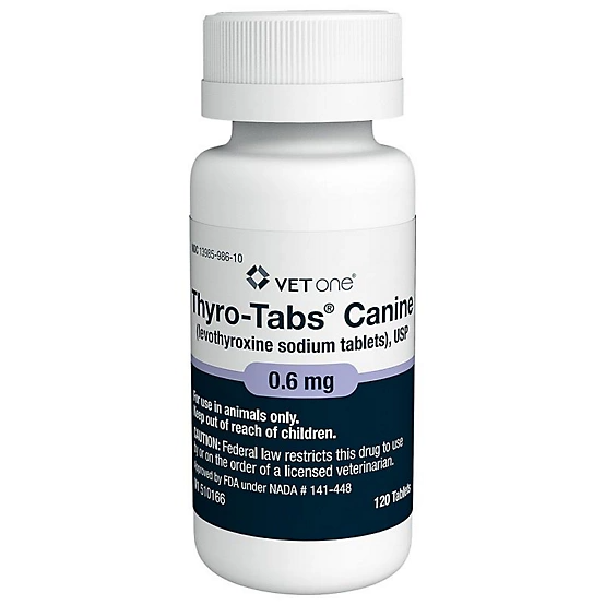 Thyro-Tabs (Levothyroxine Sodium) for Dogs 0.6 mg - Pet Medicine 2