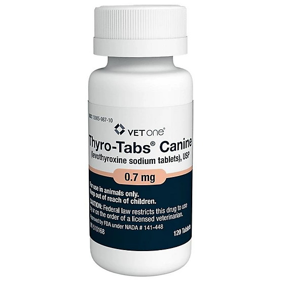Thyro-Tabs (Levothyroxine Sodium) for Dogs 0.7 mg - Pet Medicine 2