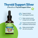 Thyroid Support Silver - for Low Thyroid in Dogs (2 oz) - Dog Supplements & Vitamins 8