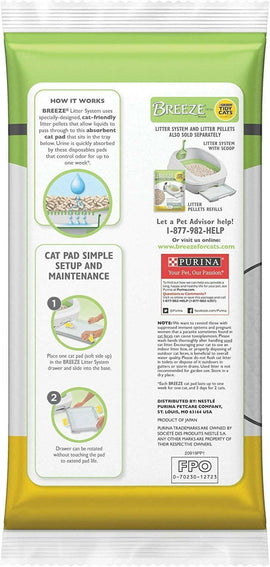 Tidy Cats Breeze Litter System Cat Pads 10 pad refills - Cat Litter & Waste Disposal 2