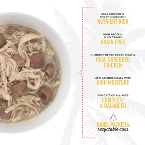 Tiki Cat After Dark is made with chicken for cats