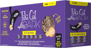 Tiki Cat After Dark Pate Wet Food For Cats Variety Pack (3 oz x 12 cans) - Wet Cat Food 1