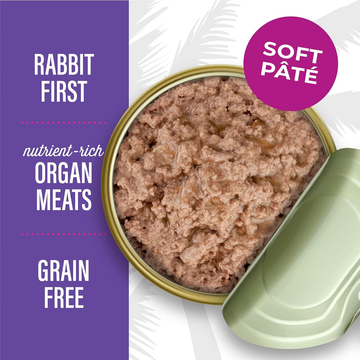Tiki Cat After Dark Rabbit Pate Grain-Free Wet Food For Cats