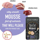 Tiki Cat After Dark Mousse Velvet Chicken & Duck Grain-Free Wet Food For Cats (2.8 oz x 12 pouches)