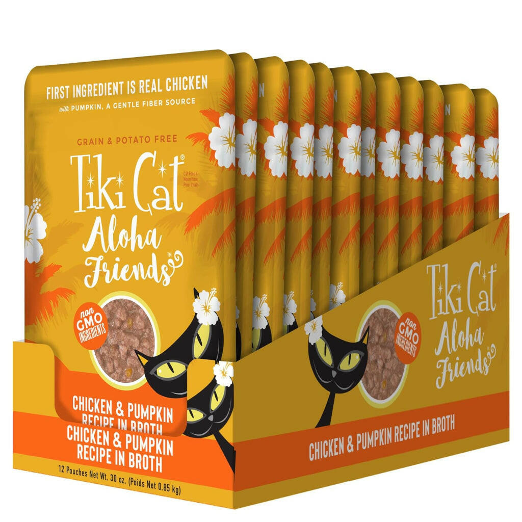 Tiki Cat Aloha Friends Chicken & Pumpkin Wet Food for Cats