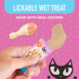 Tiki Cat Baby Stix Chicken in Creamy Gravy Wet Kitten Treats Jar (42 sachets) - Cat Treats 2