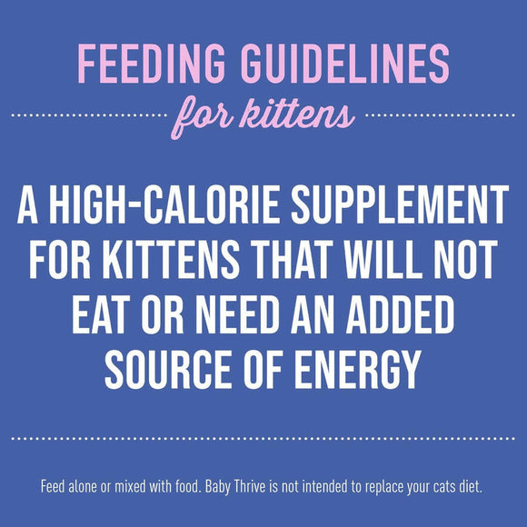 Tiki Cat Baby Thrive Chicken & Chicken Liver Grain-Free Wet Food Supplement for Kittens (0.28 oz x 20 pouches)
