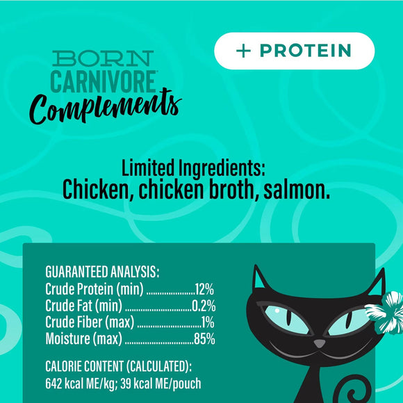 Tiki Cat Born Carnivore Complements Wet Cat Food 2.1-oz case of 12 - Cat Food 20