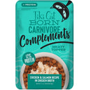 Tiki Cat Born Carnivore Complements Wet Cat Food 2.1-oz case of 12 - Chicken & Salmon - Cat Food 16