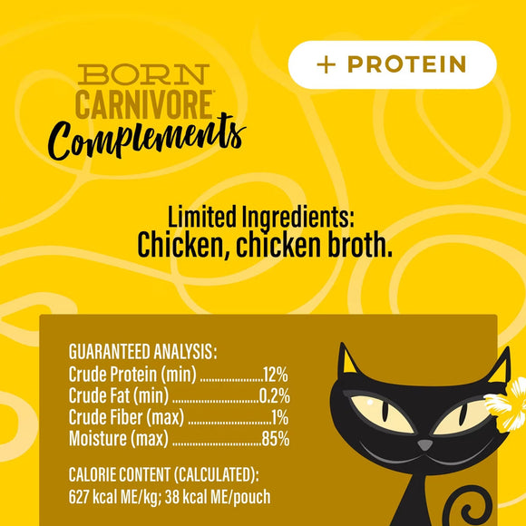 Tiki Cat Born Carnivore Complements Wet Cat Food 2.1-oz case of 12 - Cat Food 26