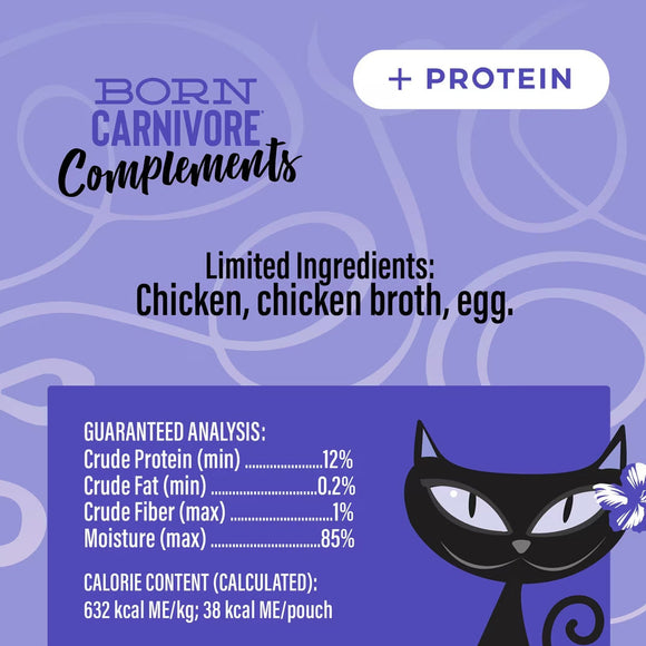 Tiki Cat Born Carnivore Complements Wet Cat Food 2.1-oz case of 12 - Cat Food 13