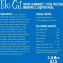 Tiki Cat Born Carnivore Herring & Salmon High Protein Dry Food For Cats (2.8 lbs)