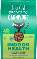 Tiki Cat Born Carnivore Indoor Trout & Menhaden - 12 lb - Dry Cat Food 10