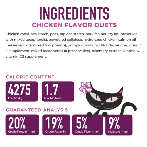 Tiki Cat Duets Chicken Flavoured Crunchy Cat Treats (2 oz) - Cat Treats 4