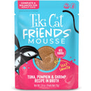 Tiki Cat Friends Mousse in Broth Grain-Free Wet Cat Food 2.5-oz case of 12 - Tuna, Pumpkin & Shrimp - Cat Food 19