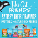 Tiki Cat Friends Mousse in Broth Grain-Free Wet Cat Food 2.5-oz case of 12 - Cat Food 7