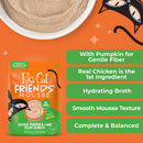 Tiki Cat Friends Mousse in Broth Grain-Free Wet Cat Food 2.5-oz case of 12 - Cat Food 35