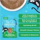 Tiki Cat Friends Mousse in Broth Grain-Free Wet Cat Food 2.5-oz case of 12 - Cat Food 18