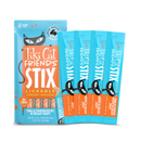 Tiki Cat Friends Stix Tuna & Pumpkin Recipe in Creamy Gravy Lickable Cat Treats (0.4 oz x 4 servings) - Cat Treats 4