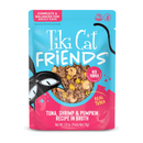 Tiki Cat Friends Tuna Shrimp & Pumpkin Recipe in Broth Wet Cat Food (2.8-oz x 12 pouches) - Cat Food 1