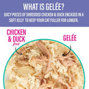Tiki Cat Luau Lean Gelee Chicken and Duck Grain-Free Wet Food For Cats (2.8 oz x 12 Pouches)