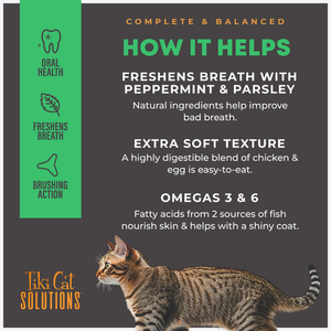 Tiki Cat Solutions Dental Grain Free Chicken Recipe Dry Cat Food - Cat Food 2