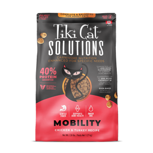 Tiki Cat Solutions Mobility Grain Free Chicken & Turkey Recipe Dry Cat Food (2.8 lb) - Cat Food 1