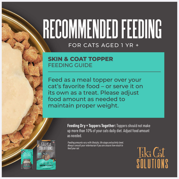 Tiki Cat Solutions Skin & Coat Grain Free Salmon & Herring Recipe Dry Cat Food - Cat Food 3