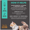 Tiki Cat Solutions Topper + Function Skin & Coat Salmon Recipe in Broth Food Topper for Cats (1.5 oz x 12 pouches)