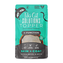 Tiki Cat Solutions Topper + Function Skin & Coat Salmon Recipe in Broth Food Topper for Cats (1.5 oz x 12 pouches)